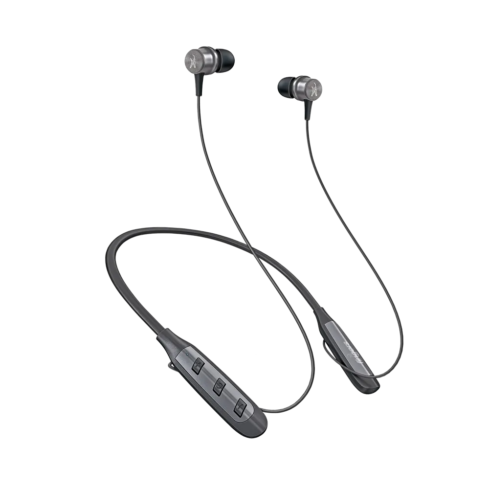 FINGERS Cozy Wireless Neckband Earphones with Long Battery Life (Magnetic Earbuds)